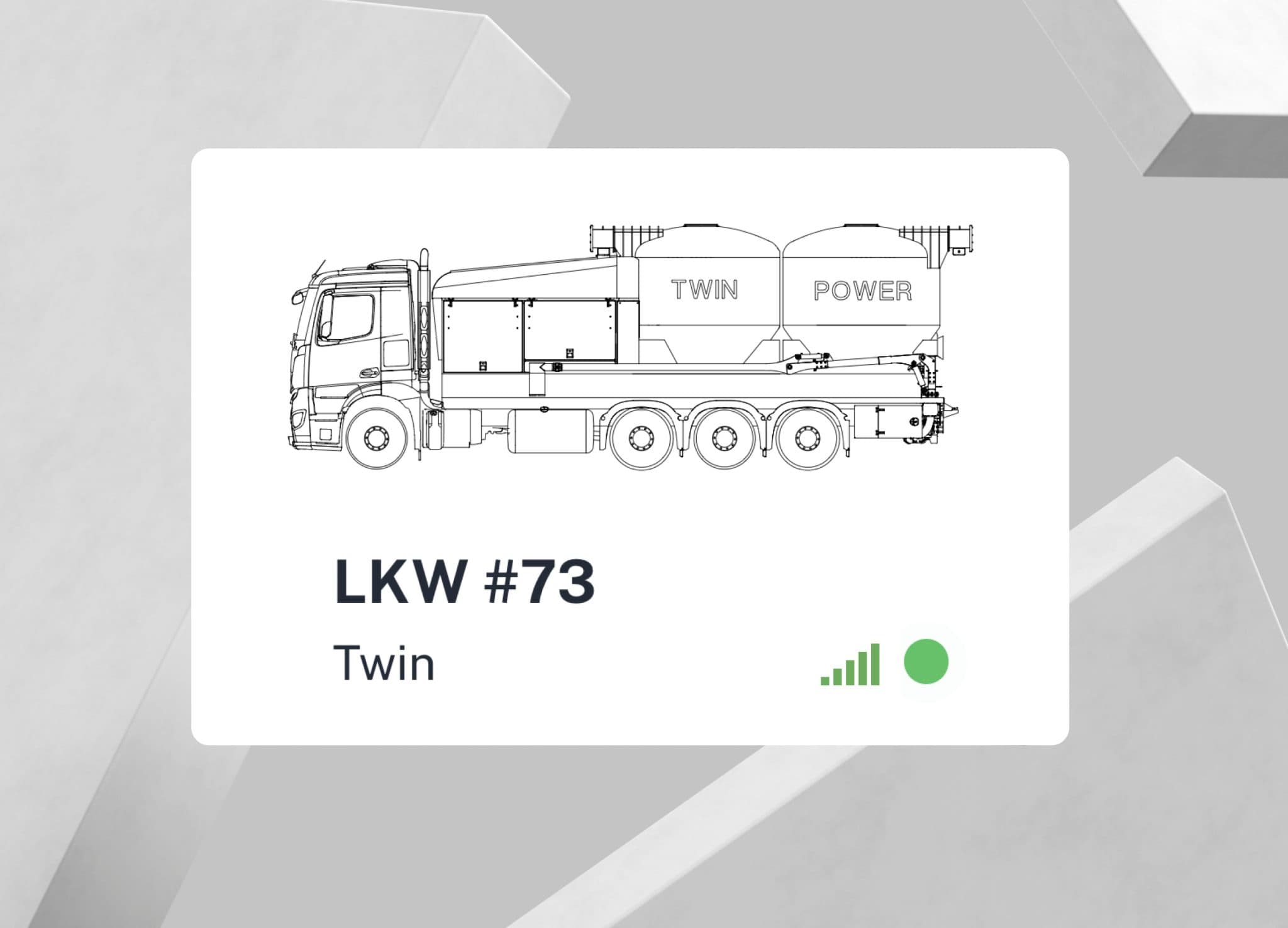 Baumgartner IoT Cloud – LKW-Übersicht