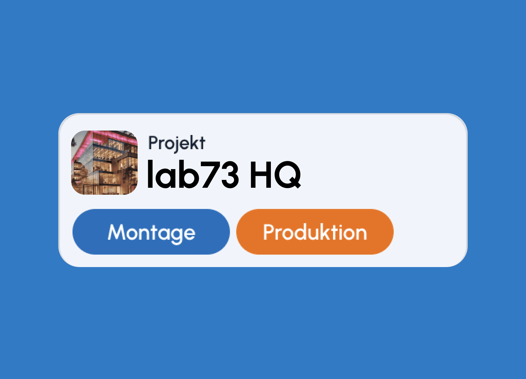 BK Metallbau – Timeline-Ansicht